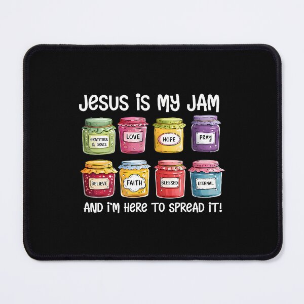 Item preview, Jesus Is My Jam And Im Here To Spread Christian Bible Verse designed and sold by AlbertaDana.