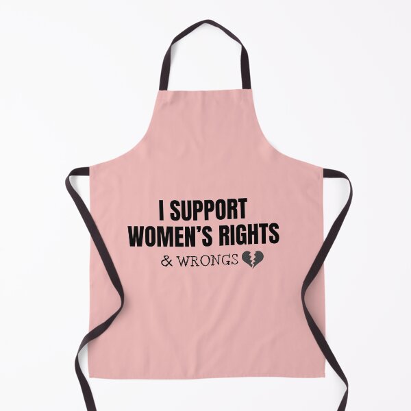 Item preview, I support women's rights and wrongs designed and sold by Hoffman-Design.