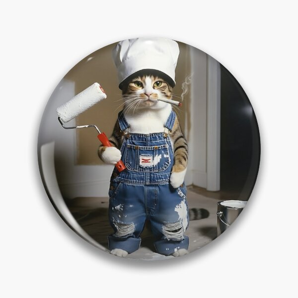 Item preview, DIY Painter Cat designed and sold by Pawrizzma POD.