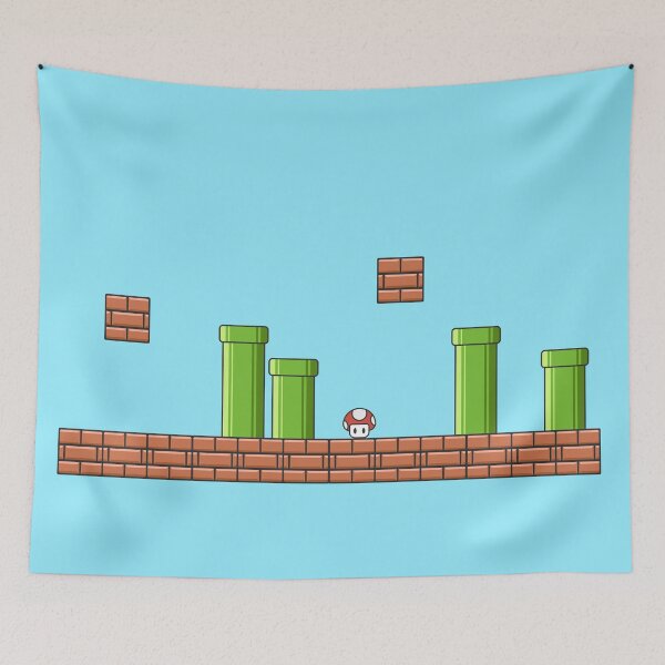 Item preview, Retro Platformer World – Pipes, Bricks & Power-Up designed and sold by EniShiju.