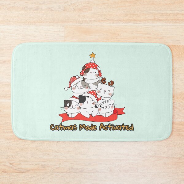 Item preview, Catmas Mood Activated Christmas Cat Tree Design designed and sold by Inkworksbyshery.