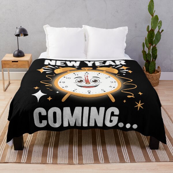 Item preview, Funny Alarm Clock New Years Eve Humorous New Year Coming designed and sold by RosaliaAmber.