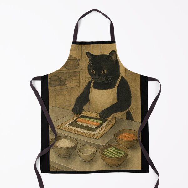 Artikelvorschau, Surreale Sushi-Lachs-Cat-Kanō-Style-Stimmung entworfen und verkauft von Sarcastic designs.