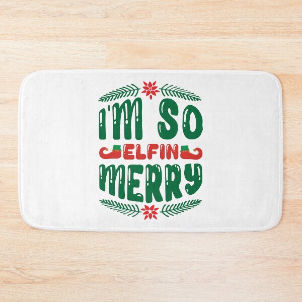 Item preview, I'm So Elfin' Merry - Funny Festive Christmas Elf Pun designed and sold by FuzionRaptor.