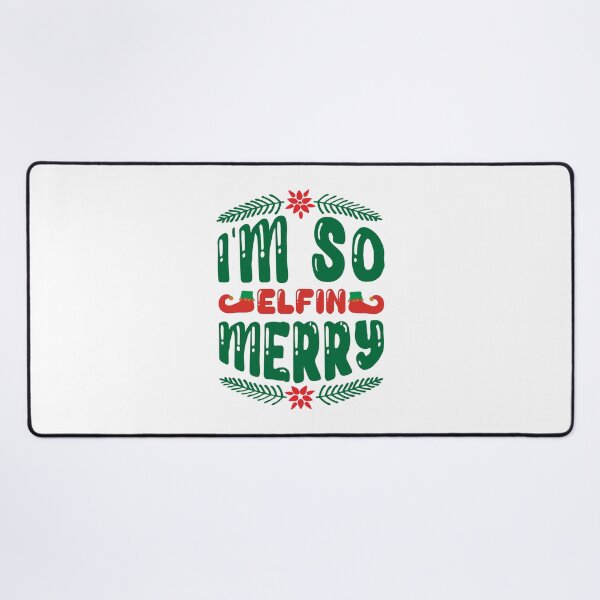 Item preview, I'm So Elfin' Merry - Funny Festive Christmas Elf Pun designed and sold by FuzionRaptor.