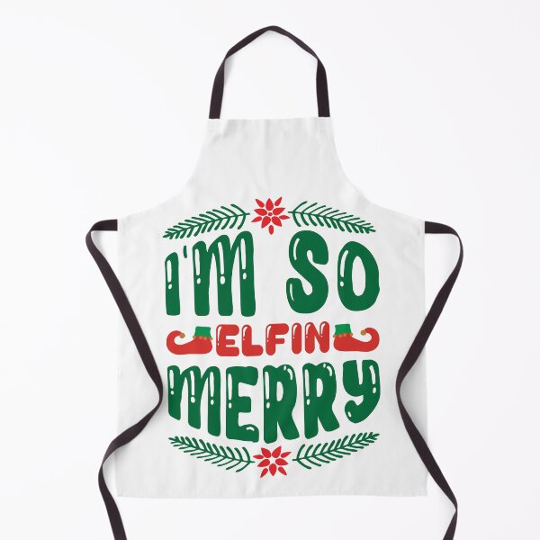Item preview, I'm So Elfin' Merry - Funny Festive Christmas Elf Pun designed and sold by FuzionRaptor.