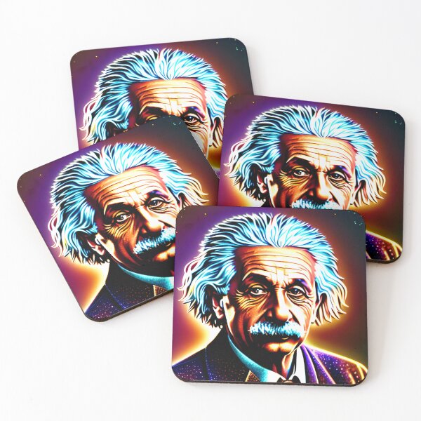 Item preview,  Surreal Cosmic Portrait of Albert Einstein Art designed and sold by PinUpPizzazz.