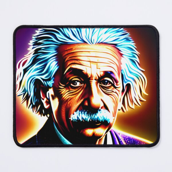 Item preview, Surreal Cosmic Portrait of Albert Einstein Art designed and sold by PinUpPizzazz.