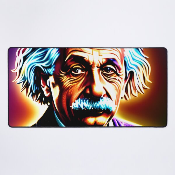 Item preview, Surreal Cosmic Portrait of Albert Einstein Art designed and sold by PinUpPizzazz.