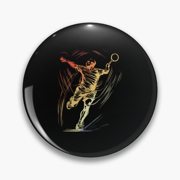 Item preview, Badminton Guy Sketch Racquet Sport Shuttle designed and sold by AlbertaDana.