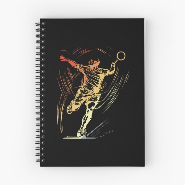 Item preview, Badminton Guy Sketch Racquet Sport Shuttle designed and sold by AlbertaDana.