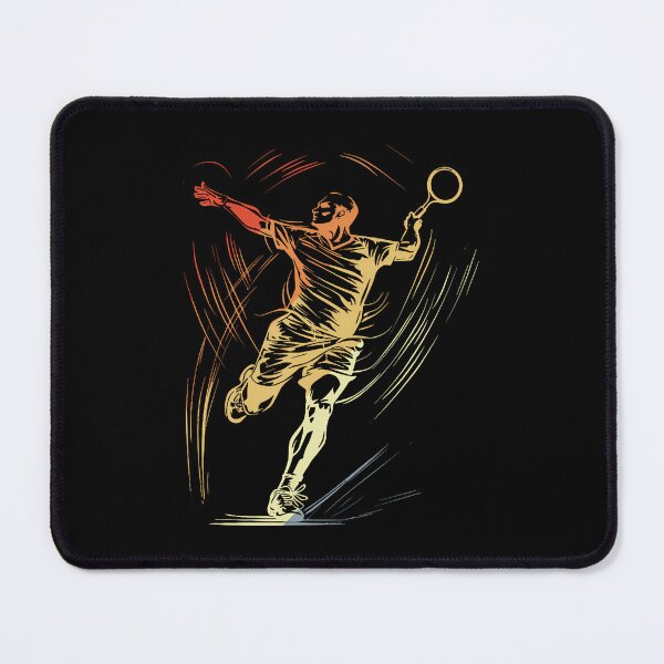 Item preview, Badminton Guy Sketch Racquet Sport Shuttle designed and sold by AlbertaDana.