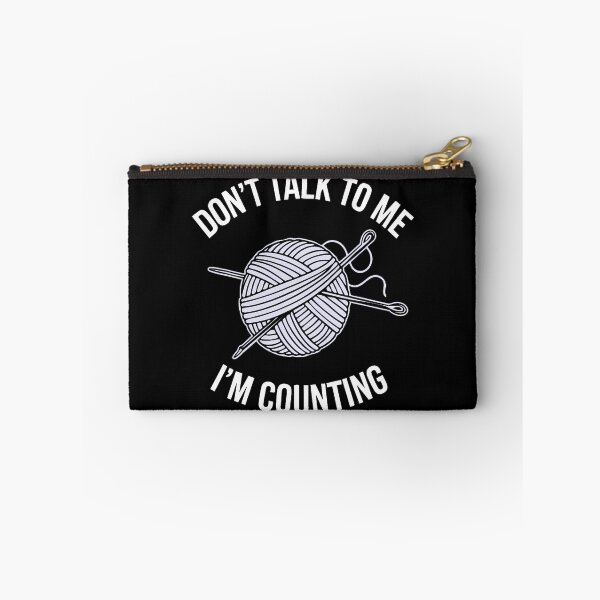 Item preview, Don't Talk To Me I'M Counting Knitting Crochet designed and sold by RosaliaAmber.