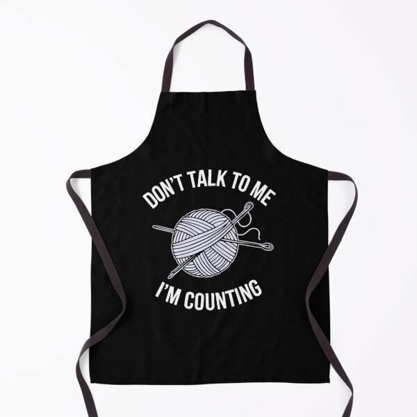 Item preview, Don't Talk To Me I'M Counting Knitting Crochet designed and sold by RosaliaAmber.
