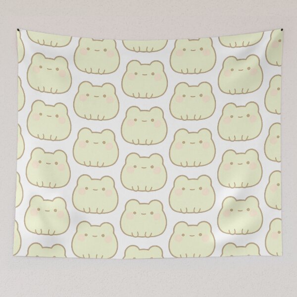 Item preview, Chill Kawaii Mochi Blob Frog Sticker designed and sold by BluesSketchbook.