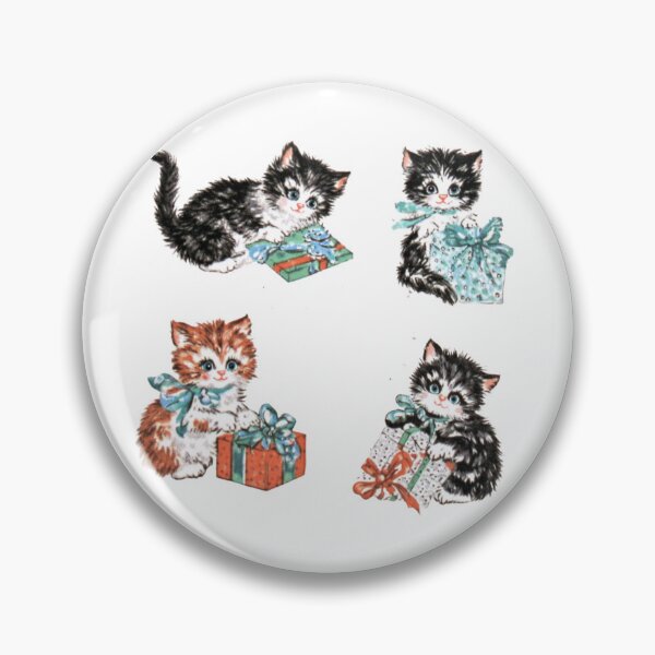 Item preview, Vintage cat with gifts pack designed and sold by MendaciousMina.