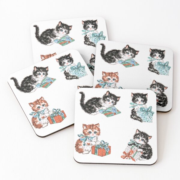 Item preview, Vintage cat with gifts pack designed and sold by MendaciousMina.