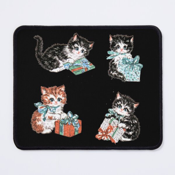 Item preview, Vintage cat with gifts pack designed and sold by MendaciousMina.