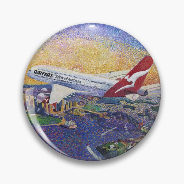 Item preview, Qantas Airbus A380 over Sydney designed and sold by Toby Evans.