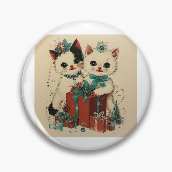 Item preview, Vintage cats with gifts designed and sold by MendaciousMina.