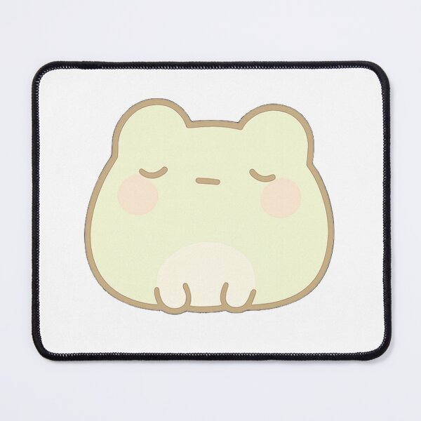 Item preview, Thoughtful Kawaii Mochi Blob Frog Sticker designed and sold by BluesSketchbook.