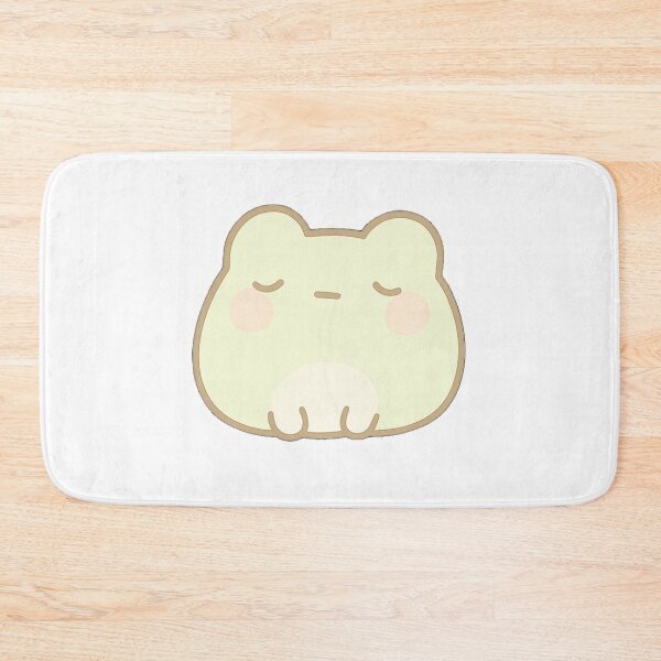 Item preview, Thoughtful Kawaii Mochi Blob Frog Sticker designed and sold by BluesSketchbook.