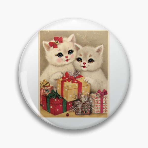 Item preview, Vintage cats with gifts designed and sold by MendaciousMina.