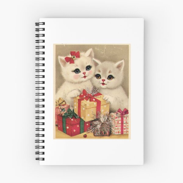Item preview, Vintage cats with gifts designed and sold by MendaciousMina.