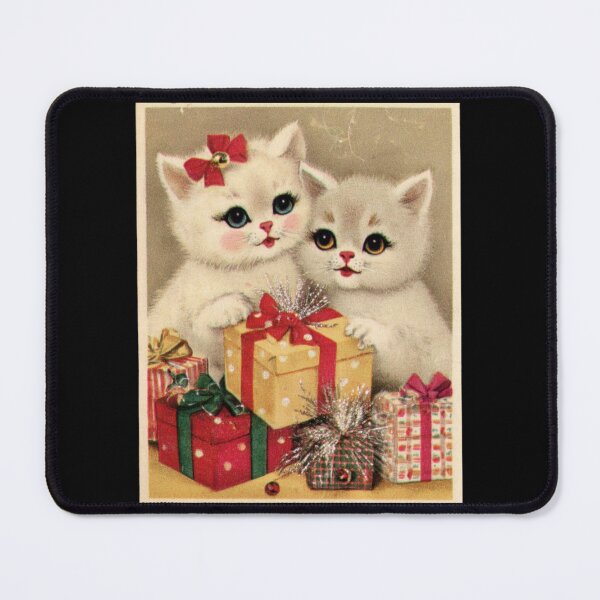 Item preview, Vintage cats with gifts designed and sold by MendaciousMina.