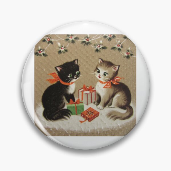 Item preview, Vintage cats with gifts designed and sold by MendaciousMina.