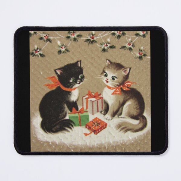 Item preview, Vintage cats with gifts designed and sold by MendaciousMina.