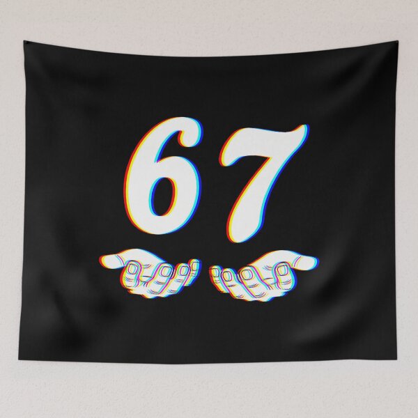 Item preview, Funny Six Seven 6 7 Meme Gen Alpha Slang 6 7 Hands School designed and sold by ElizabethVivan.