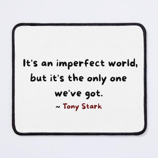 Item preview, Iron Man quote designed and sold by Baci1239.