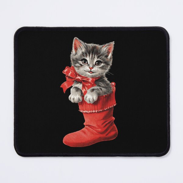 Item preview, Vintage kitten in a stocking designed and sold by MendaciousMina.