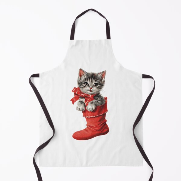 Item preview, Vintage kitten in a stocking designed and sold by MendaciousMina.