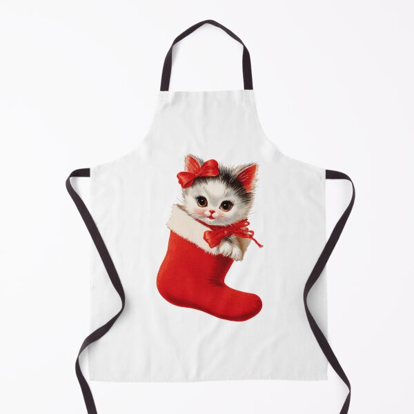 Item preview, Vintage kitten in a stocking designed and sold by MendaciousMina.