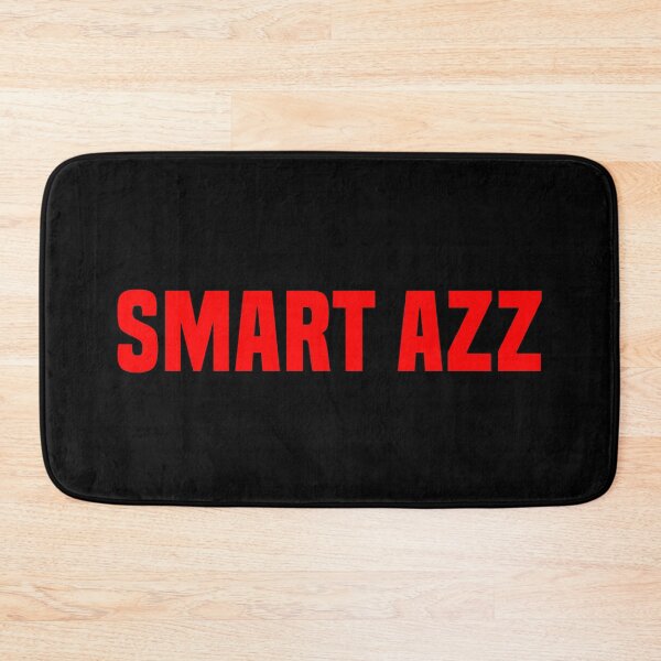 Item preview, Smart Azz, Red Funny Quotes Typography  designed and sold by Memes N Lore .