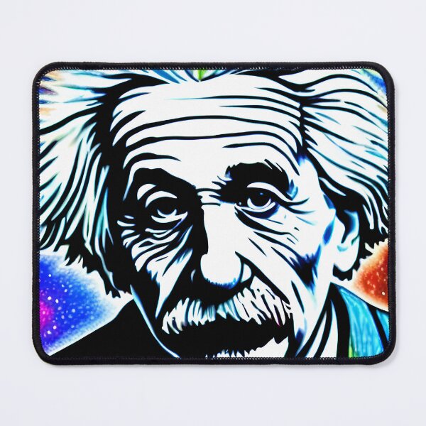Item preview, Surreal Cosmic Portrait of Albert Einstein Art designed and sold by PinUpPizzazz.