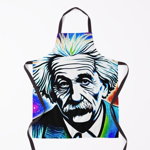 Item preview, Surreal Cosmic Portrait of Albert Einstein Art designed and sold by PinUpPizzazz.