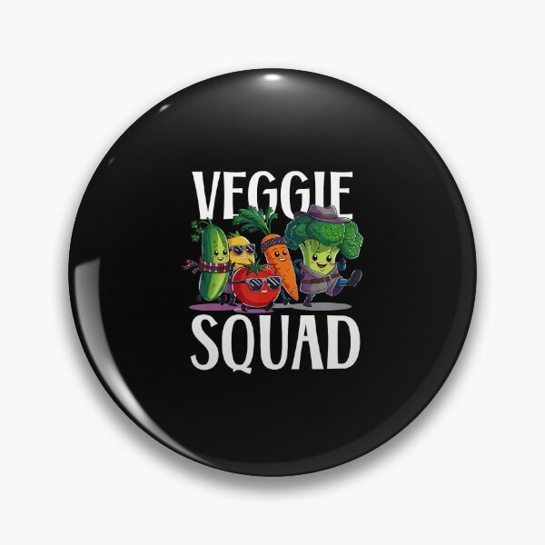 Item preview, Veggie Squad Retro Vegetable Party Vegan Vegetarian Crew designed and sold by ElizabethVivan.