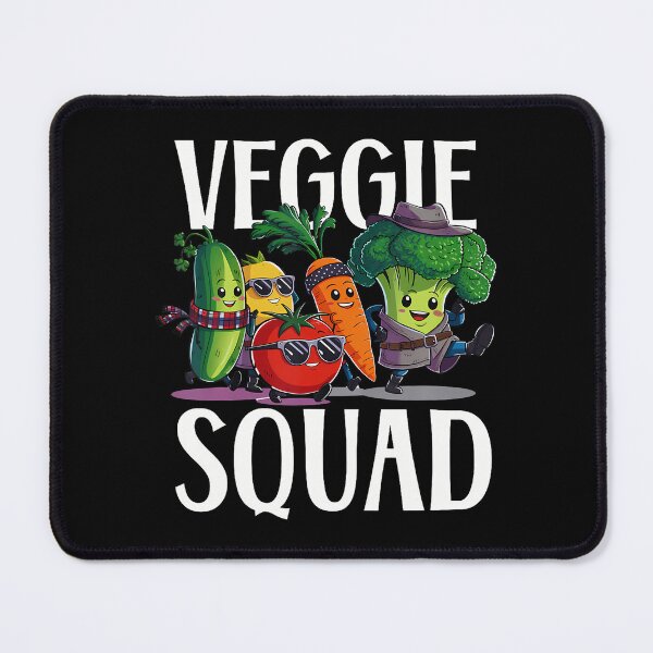 Item preview, Veggie Squad Retro Vegetable Party Vegan Vegetarian Crew designed and sold by ElizabethVivan.