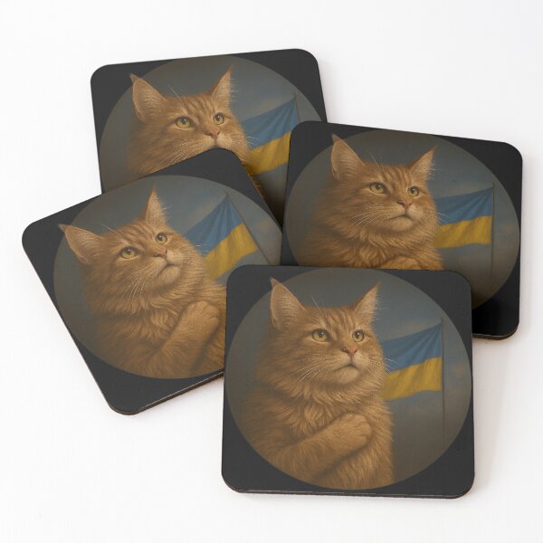 Item preview, Cat Salute Ukraine designed and sold by Fort Galaxy.