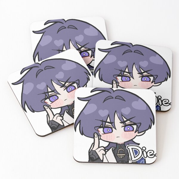 Item preview, Wanderer Scaramouche Die Emote Sticker designed and sold by scara.jpg.