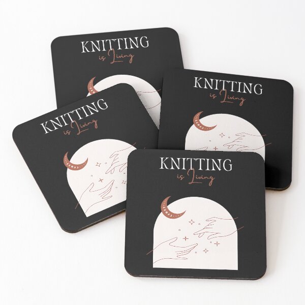 Item preview, Cozy Knitting Yarn Crafting Handmade Needlework Hobbyist designed and sold by DorisElaine.