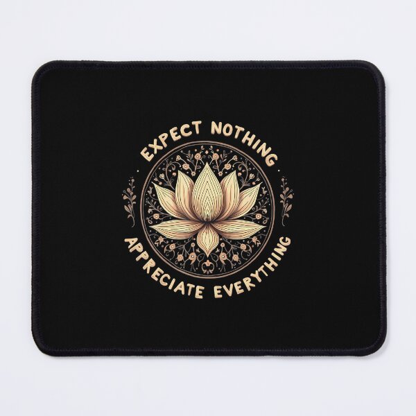 Item preview, Expect Nothing Appreciate Everything Spiritual Buddha Yoga designed and sold by BrandyMartha.