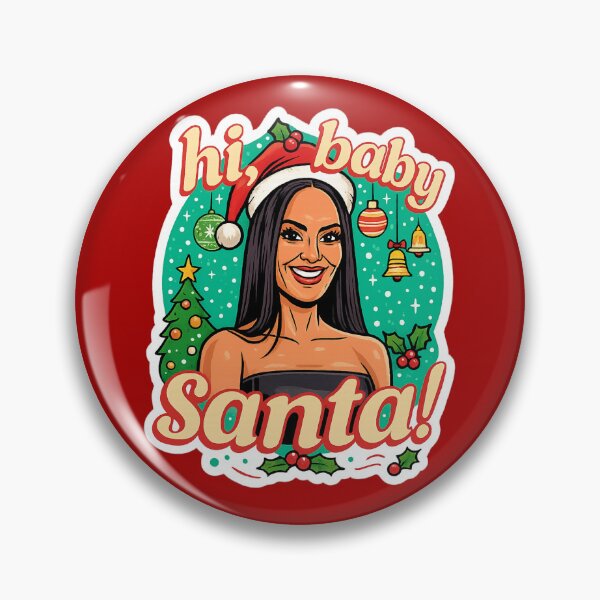 Item preview, Hi, Baby Santa! – Lisa Inspired RHOSLC Christmas Pop Art designed and sold by GirlyPopped.