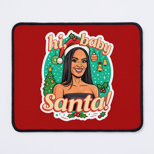 Item preview, Hi, Baby Santa! – Lisa Inspired RHOSLC Christmas Pop Art designed and sold by GirlyPopped.