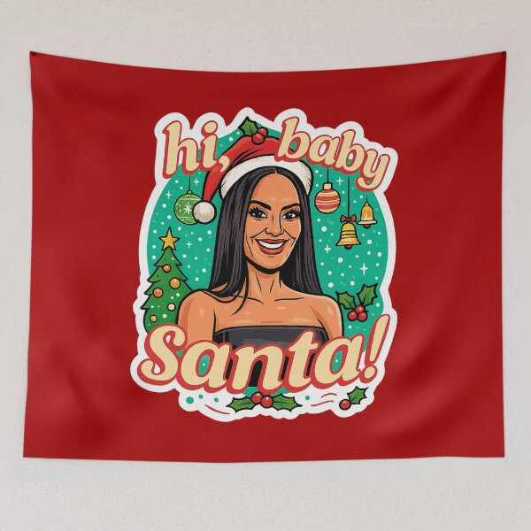 Item preview, Hi, Baby Santa! – Lisa Inspired RHOSLC Christmas Pop Art designed and sold by GirlyPopped.