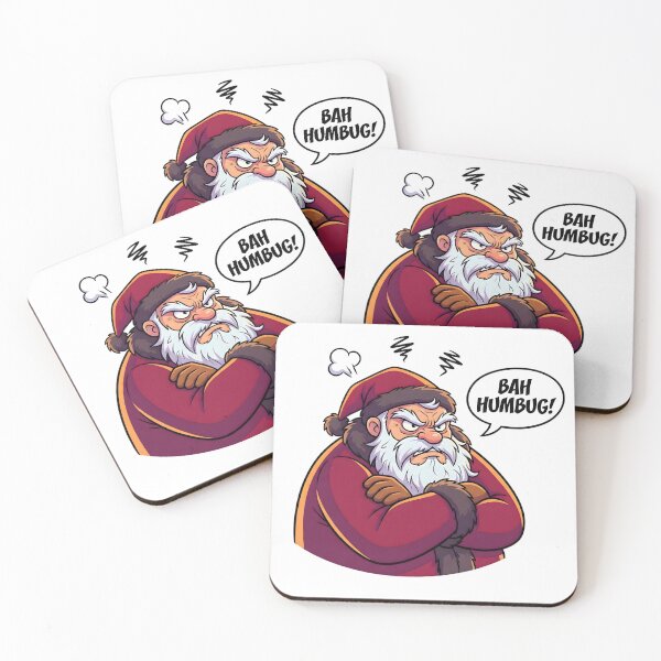 Item preview, Angry Santa Bah Humbug Cartoon designed and sold by SoulenCify.
