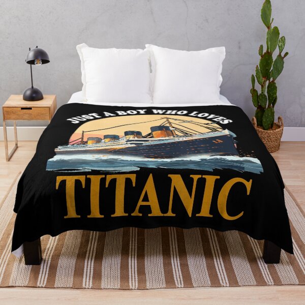 Item preview, Ship Just A Boy Who Loves Titanic Boat Titanic Boys Toddler designed and sold by EstherDiane.